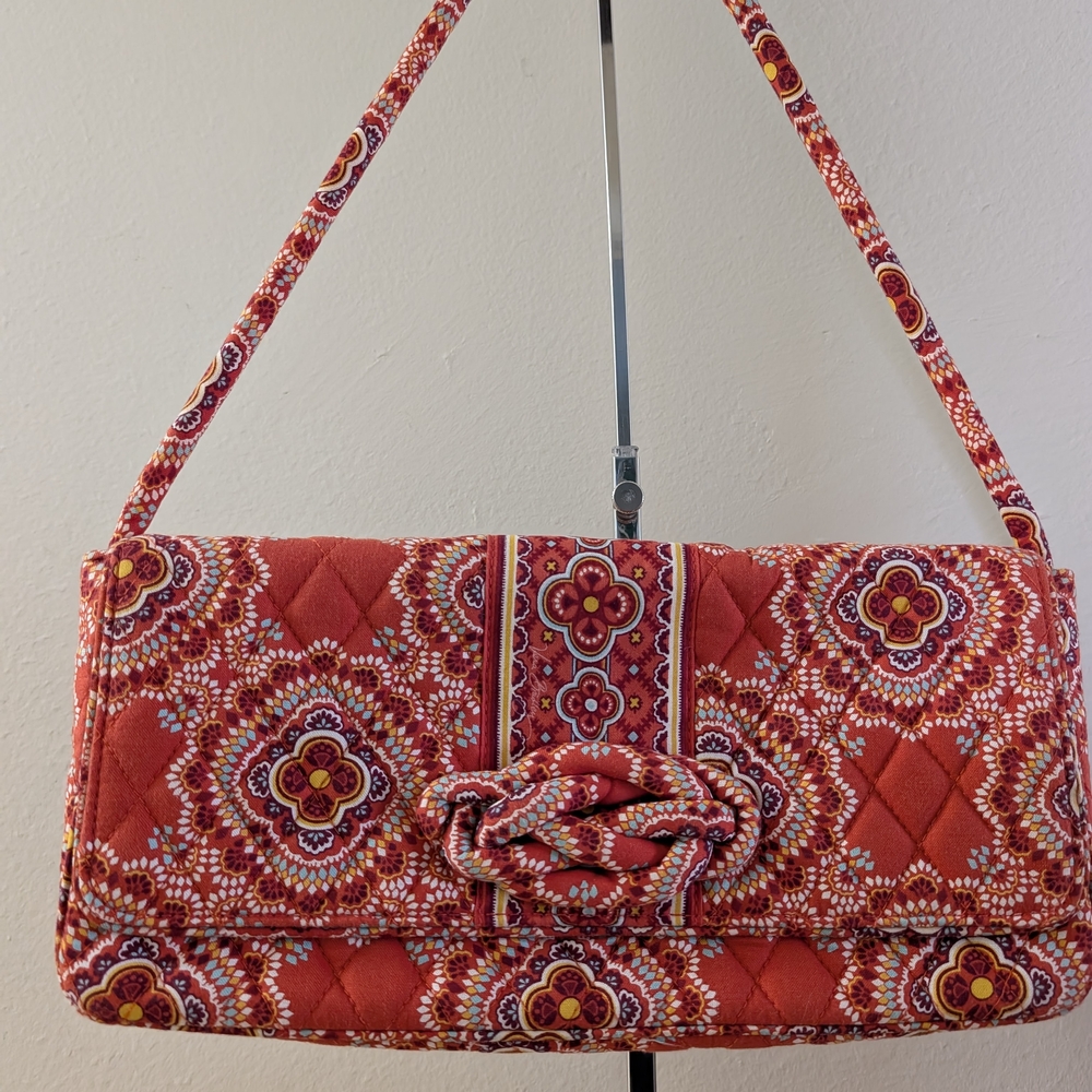 Vera Bradley Red Patterned Women's Bag, EUC